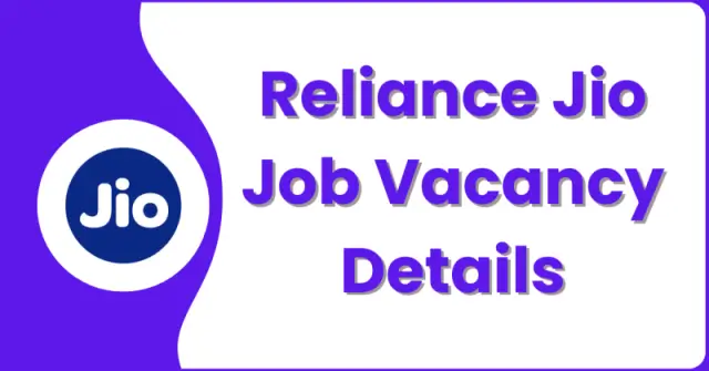 Reliance Job Vacancy & Career Details